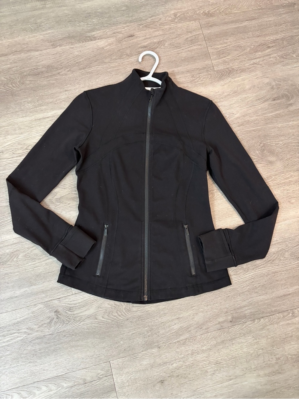 lululemon athletica Black Fitted Zip Utility Jacket